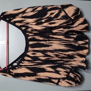 Buy together box neckline balloon sleeves shirt size medium anthropologies